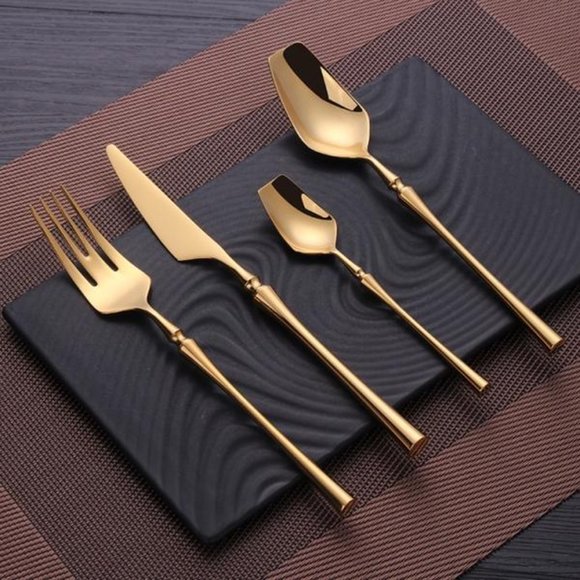 Stainless Steel Silverware Set - Picture 2 of 16